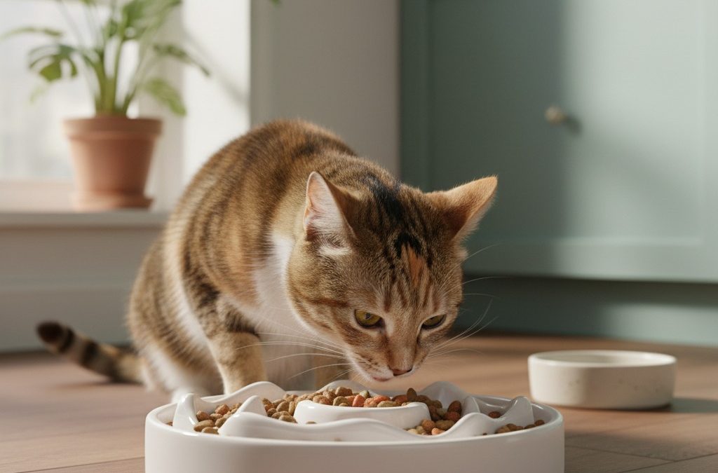 gamelle anti glouton pour chat