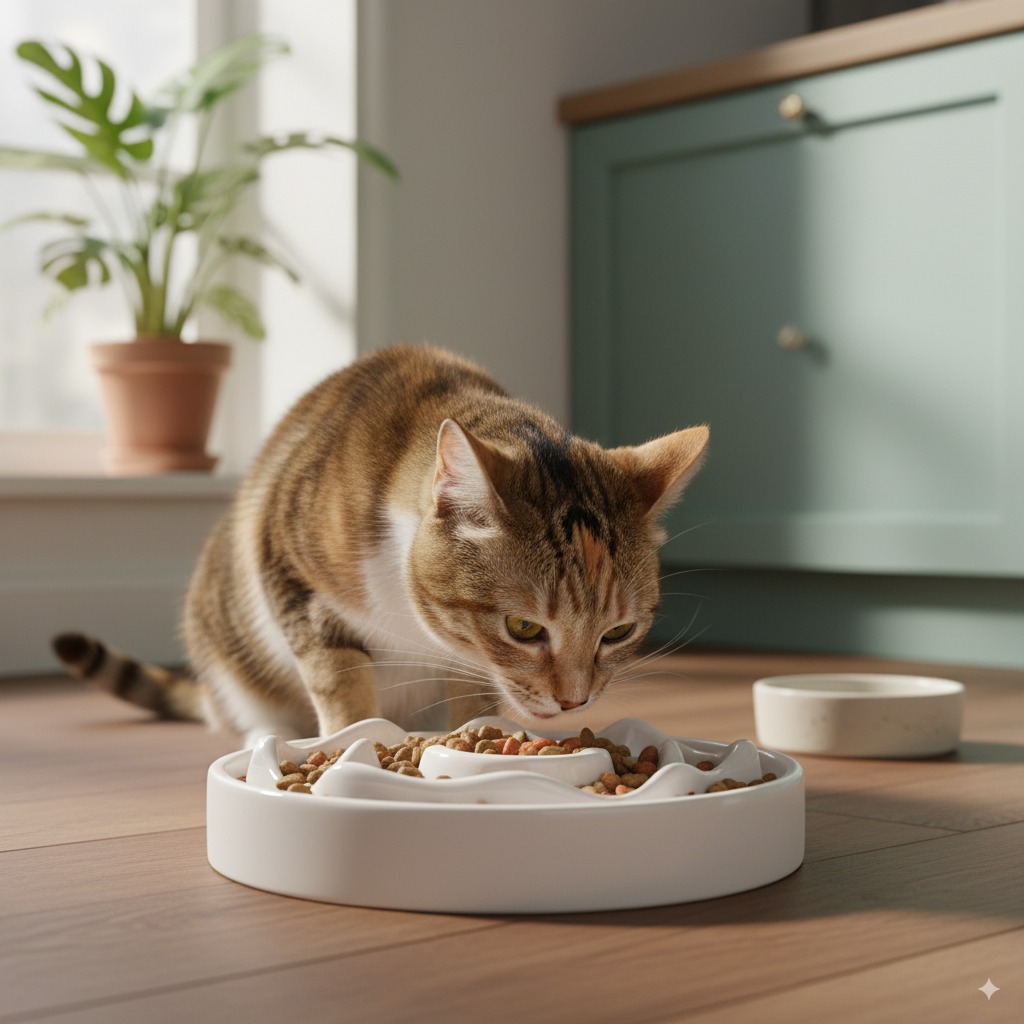 gamelle anti glouton pour chat