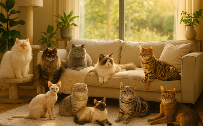 🐾 Guide des Races Les 10 races de chats les plus populaires