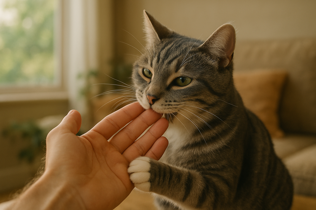 chat qui mord