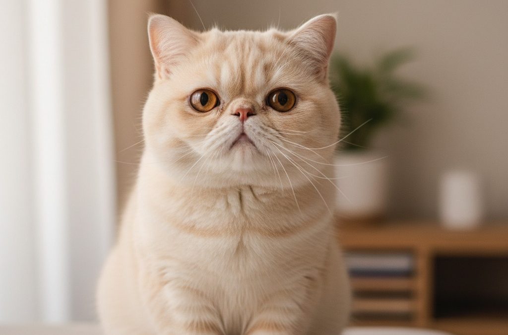 exotic shorthair chat
