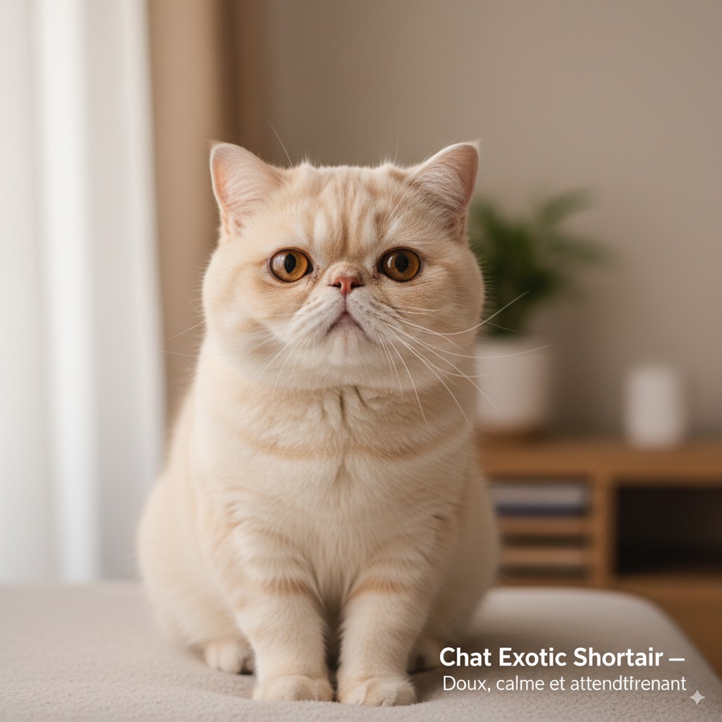 exotic shorthair chat