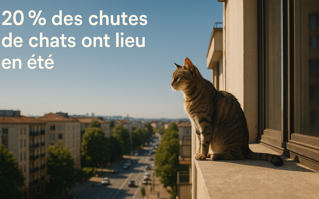 Filet de protection pour chat : sécurise balcon et fenêtre