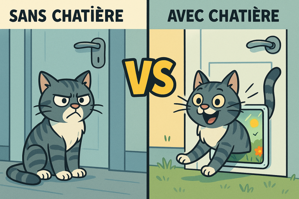 chatiere pour chat