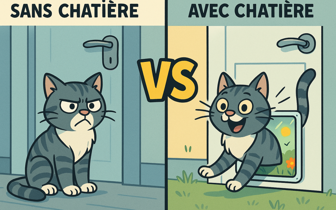 Chatière pour chat : guide, choix et installation facile