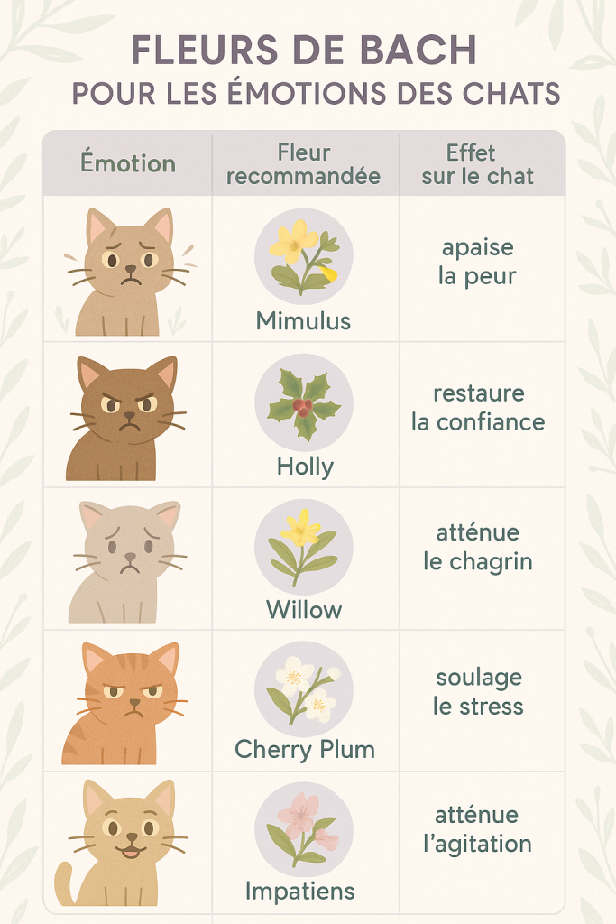 fleurs de bach pour chat