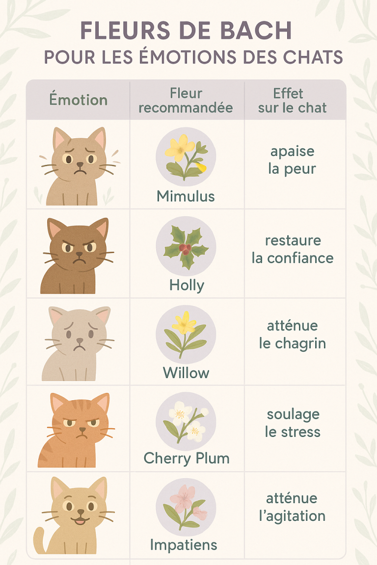 Fleurs de Bach pour un chat : remède naturel pour un félin zen fleurs de bach pour chat