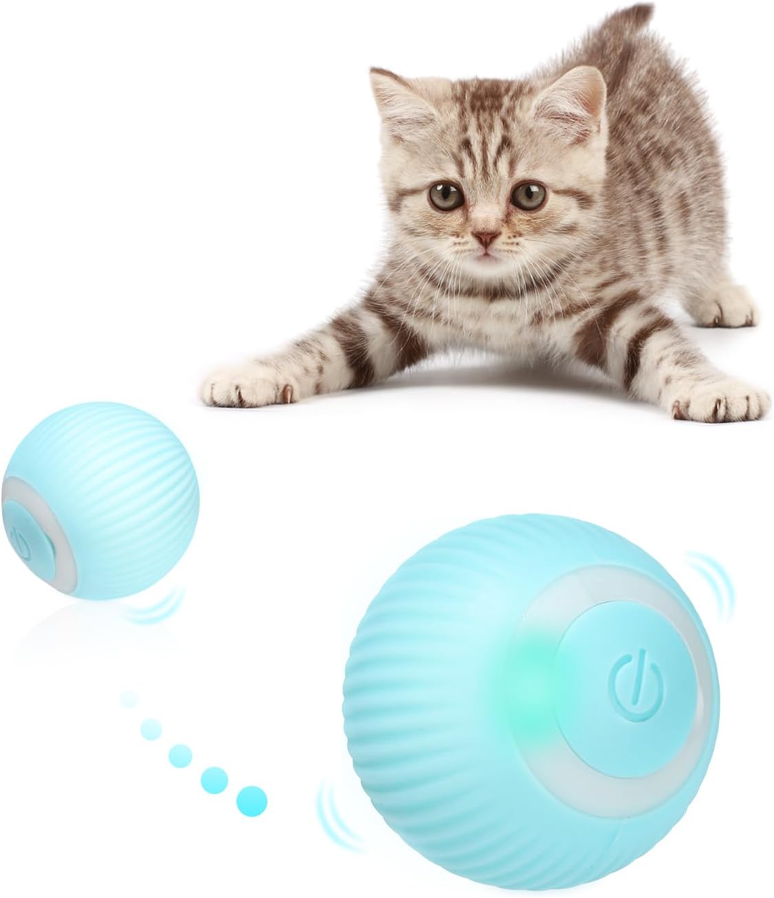 Balle Automatique Motorisée pour chat