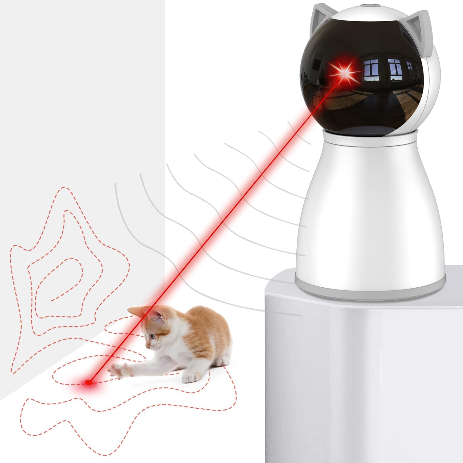 Laser Rotatif Automatique pour chat