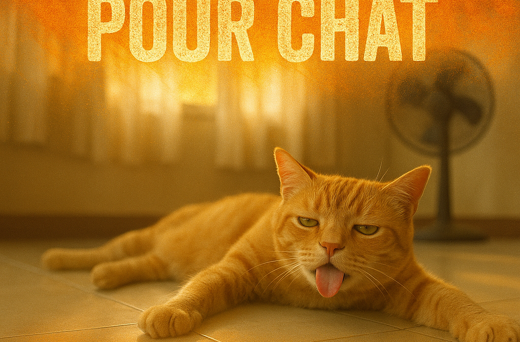 Tapis rafraîchissant chat : le secret pour un été au frais !