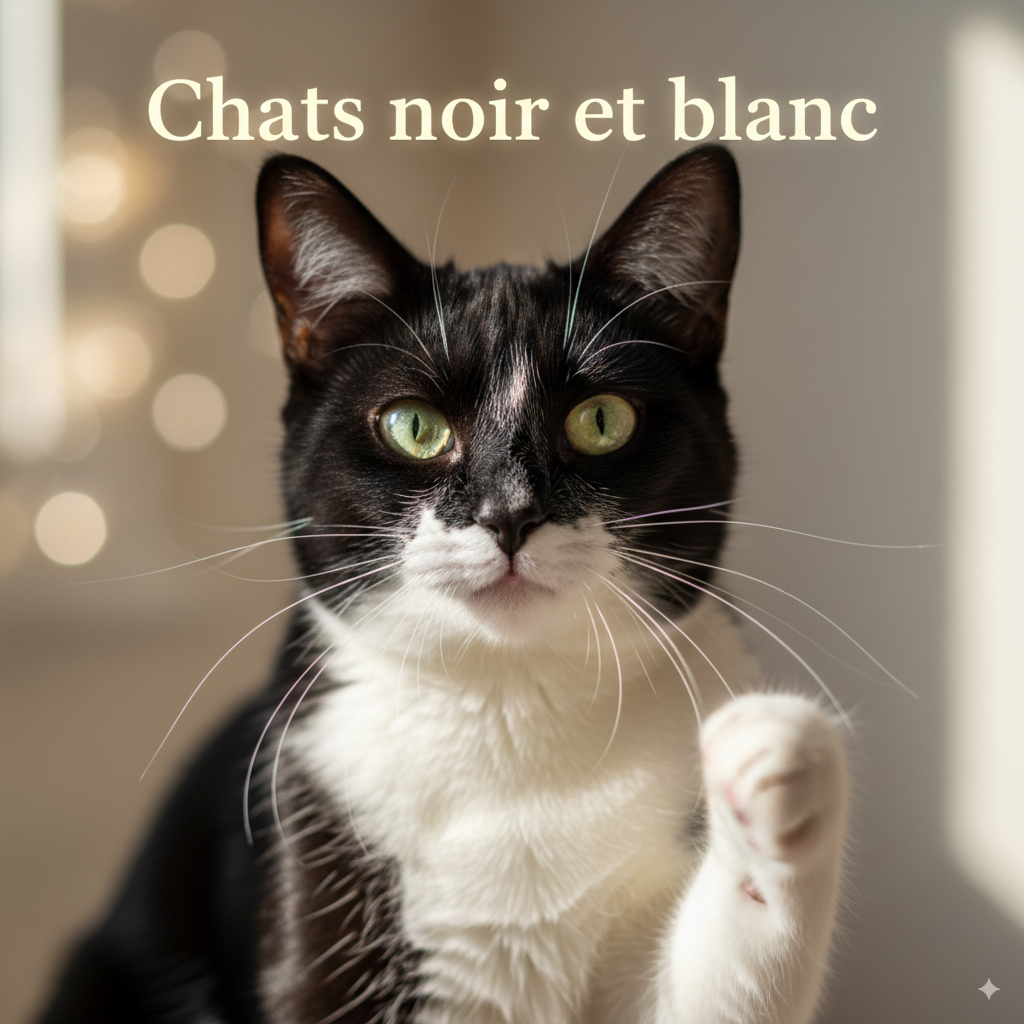 Chat noir et blanc : caractère, races, symboles et conseils chat noir et blanc