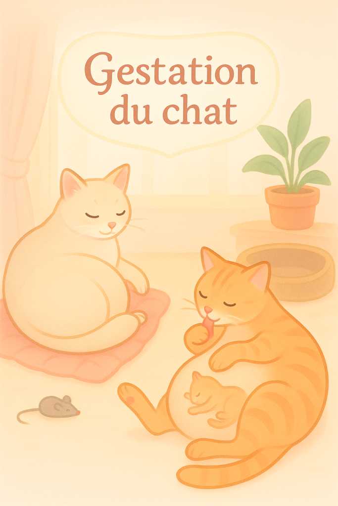 gestation du chat