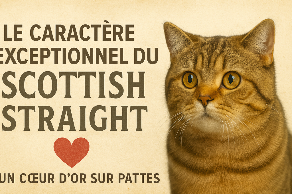 Scottish Straight : Chat Écossais aux Oreilles Droites Scottish Straight