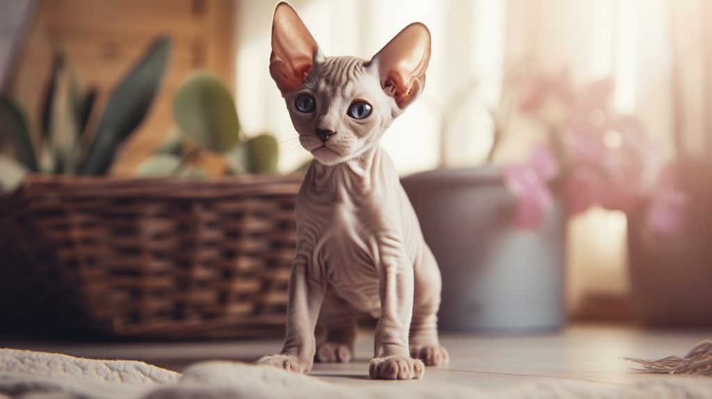 Chat sans poils : moins de poils, plus de drama Peterbald chat sans poils