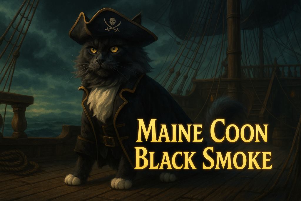 Maine Coon Black Smoke