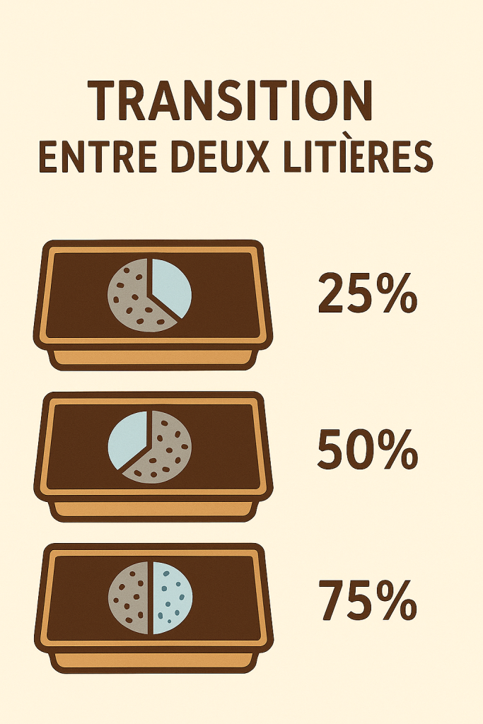 Litière pour Chat : Guide Complet pour Bien Choisir transition litière chat