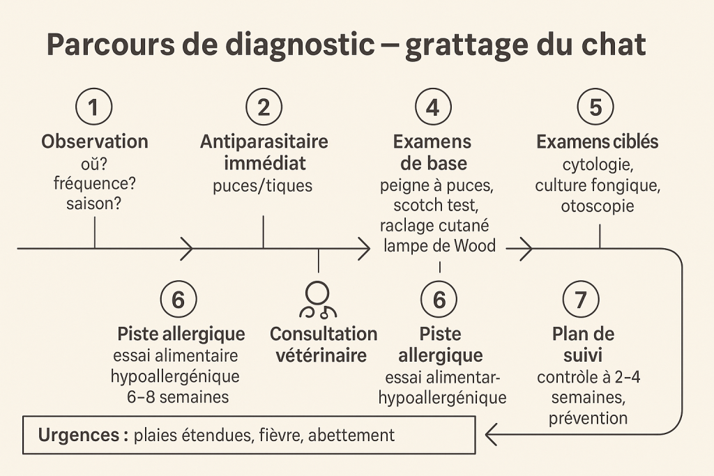 Mon chat se gratte constamment : causes et solutions efficaces b524f41c 699e 4cff 8ea6 cef041314738