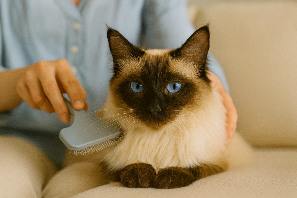 Chat Balinais : un chat hypoallergénique affectueux entretien chat balinais