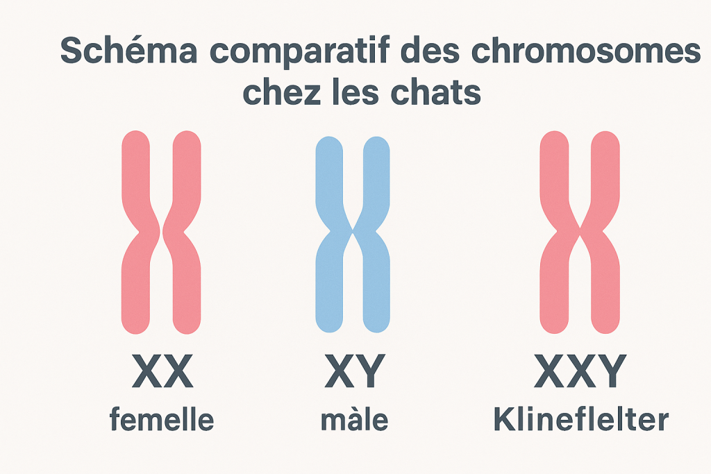 Chat mâle tricolore : le syndrome de Klinefelter expliqué syndrome de Klinefelter