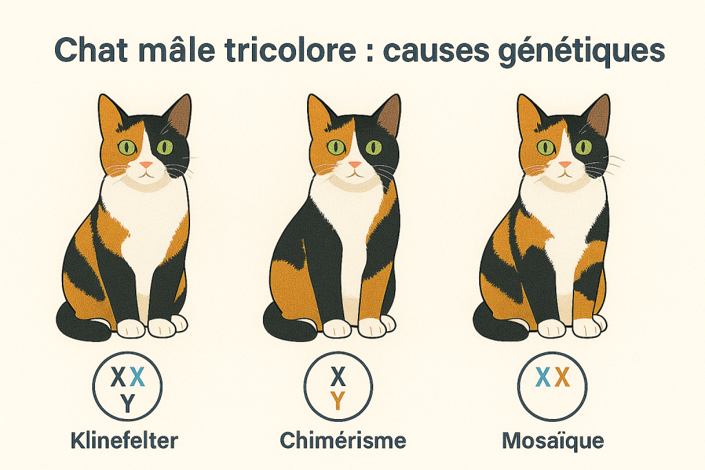Chat mâle tricolore : le syndrome de Klinefelter expliqué 26125746 e58e 4583 87dc fdc3c5b38273