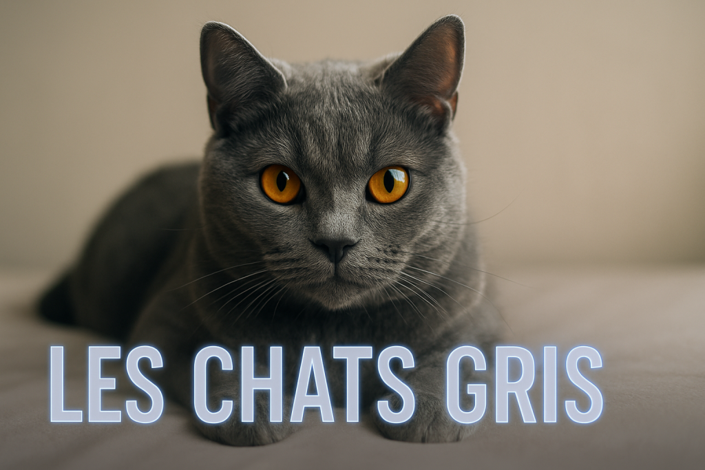 Les chats gris : races, symbolique et personnalité les chats gris