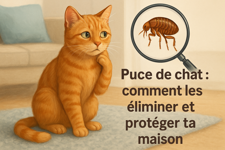 Comment éliminer les puces de ton chat et protéger ta maison puces de chat