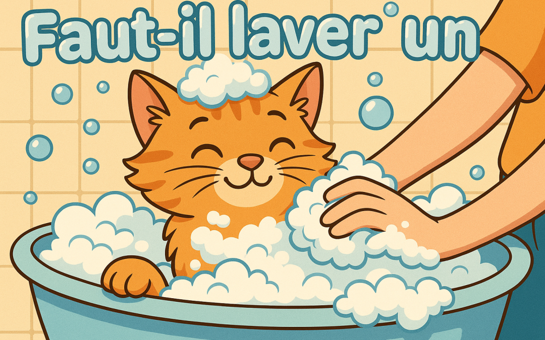 laver un chat