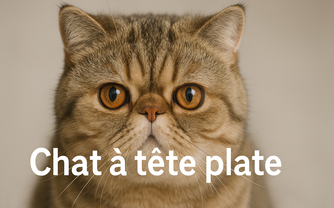 chat à tête plate