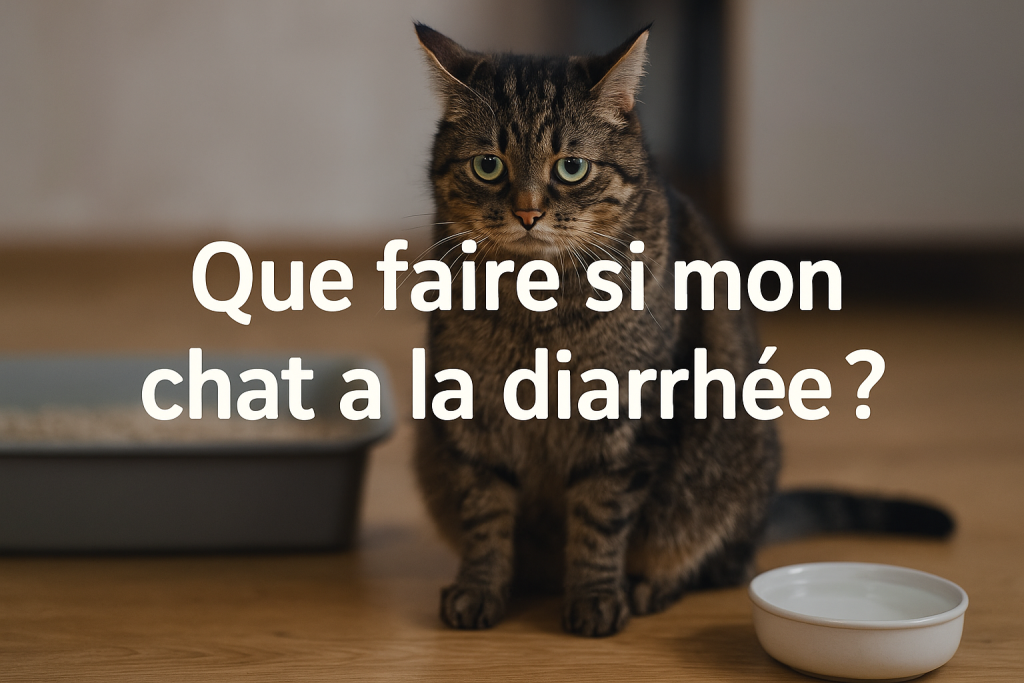 Que faire si mon chat a la diarrhée