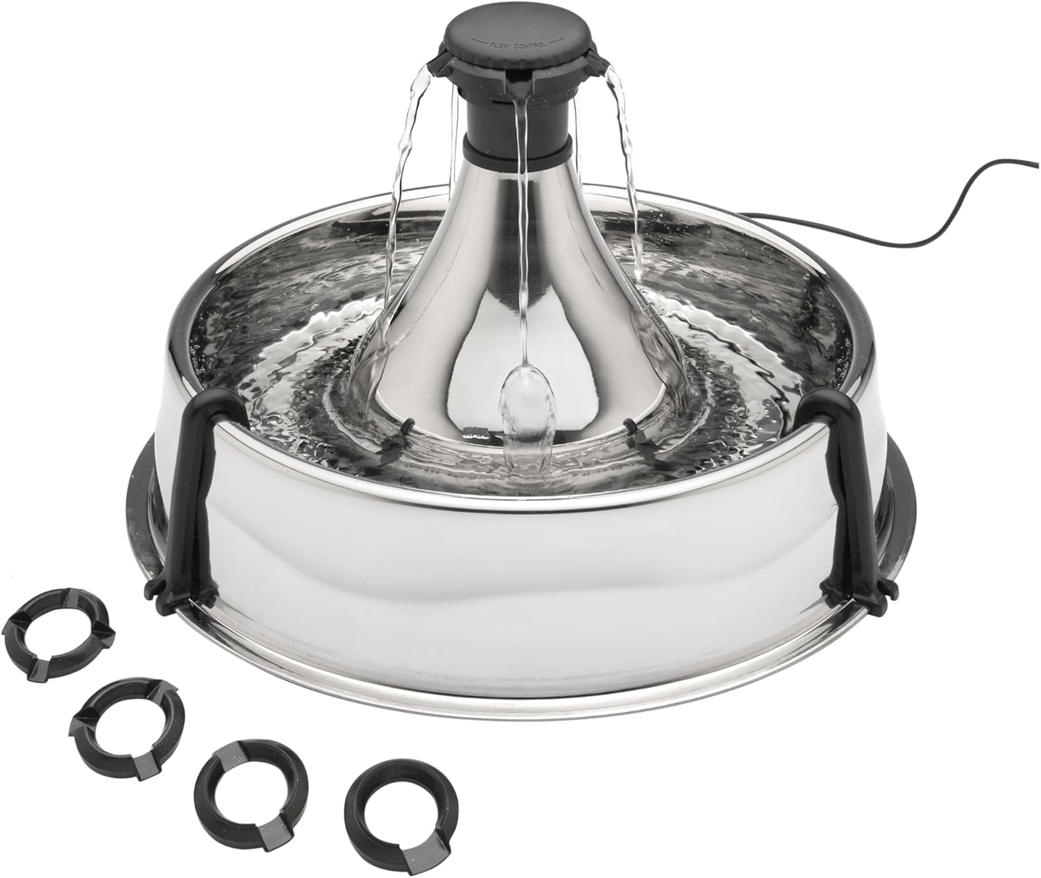 Top 5 des Meilleures Fontaines à Eau pour Chat PetSafe Drinkwell 360° Inox fontaine à eau pour chat