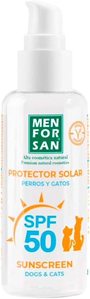 Crème Solaire pour Chat : Protection, Dangers et Alternatives MENFORSAN Crème Solaire Facteur 50 pour Chiens et Chats 60ml