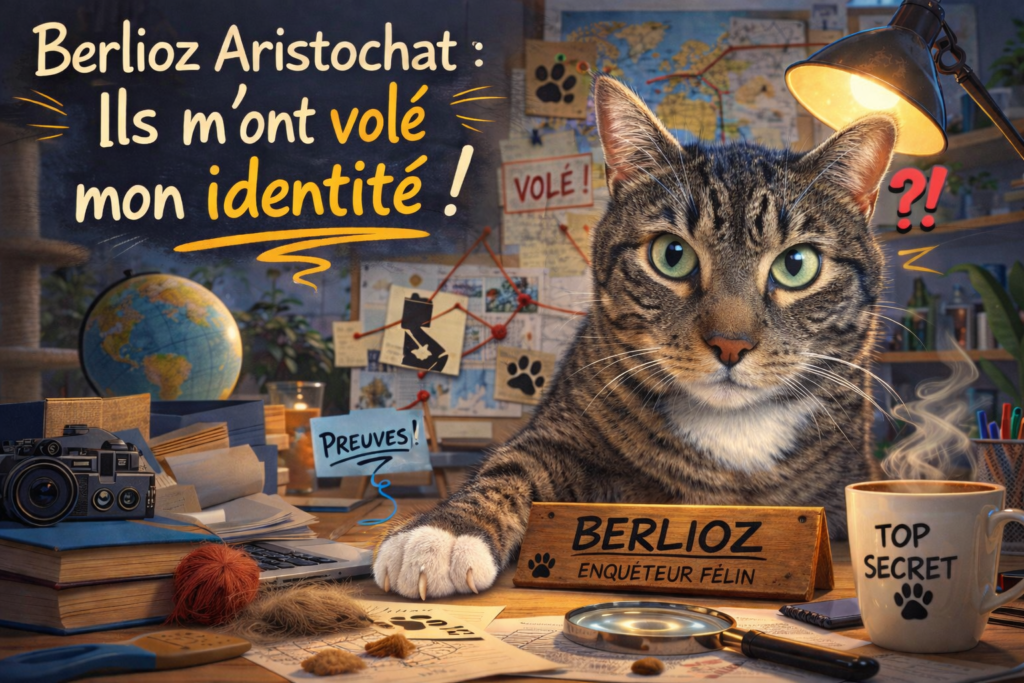 Berlioz Aristochat : le jour où j'ai découvert que Disney m'avait volé mon identité Aristochat Berlioz le chat