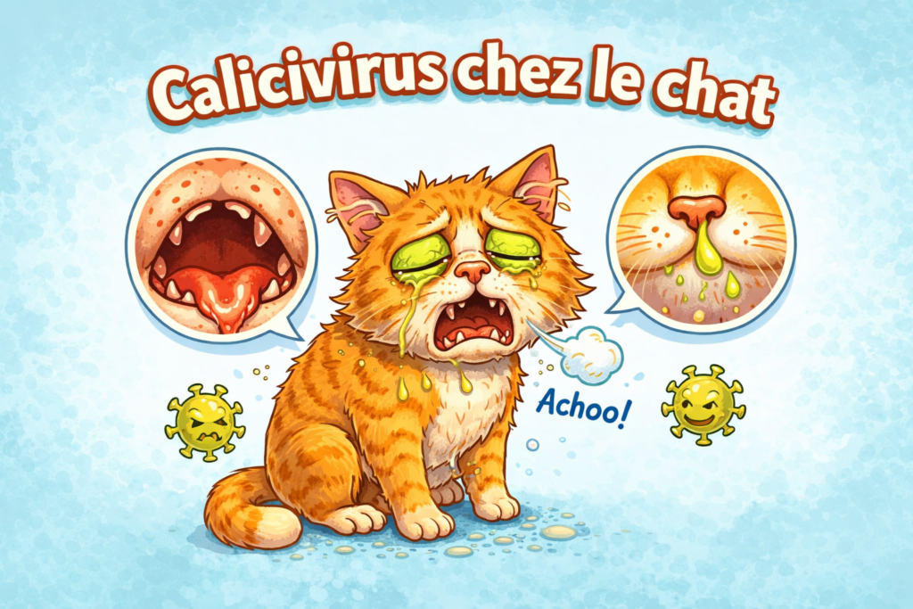 Calicivirus chez le chat : symptômes, traitement, vaccin Calicivirus chez le chat