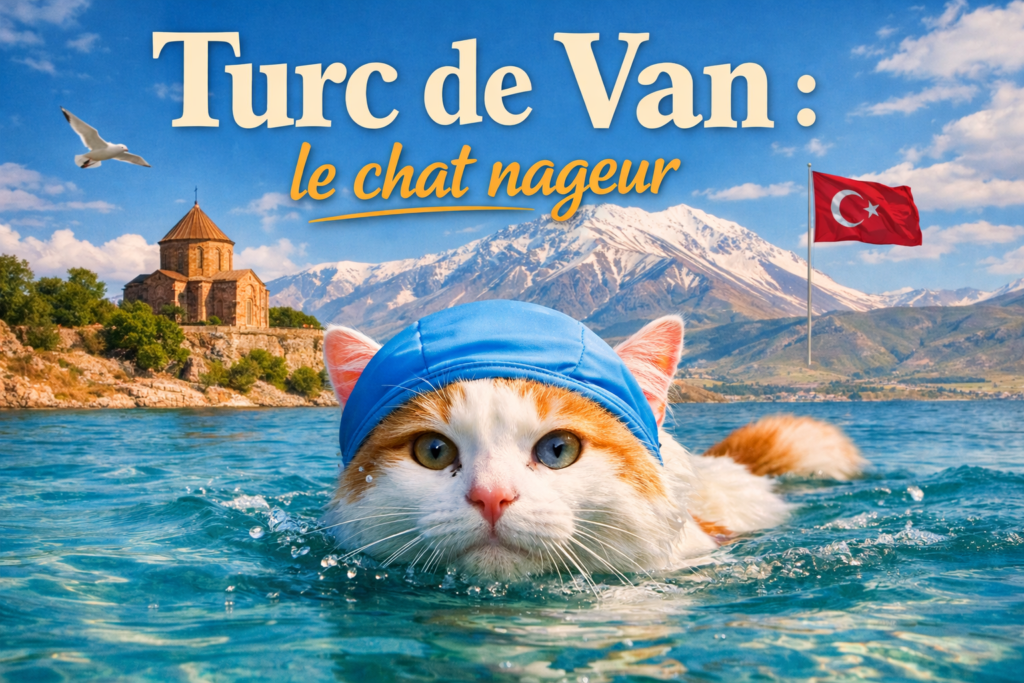 Turc de Van : le chat nageur qui m'a époustouflé Race de chat Truc de Van