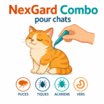 NexGard Combo chat : posologie, effets, application Nexgard combo pour chat