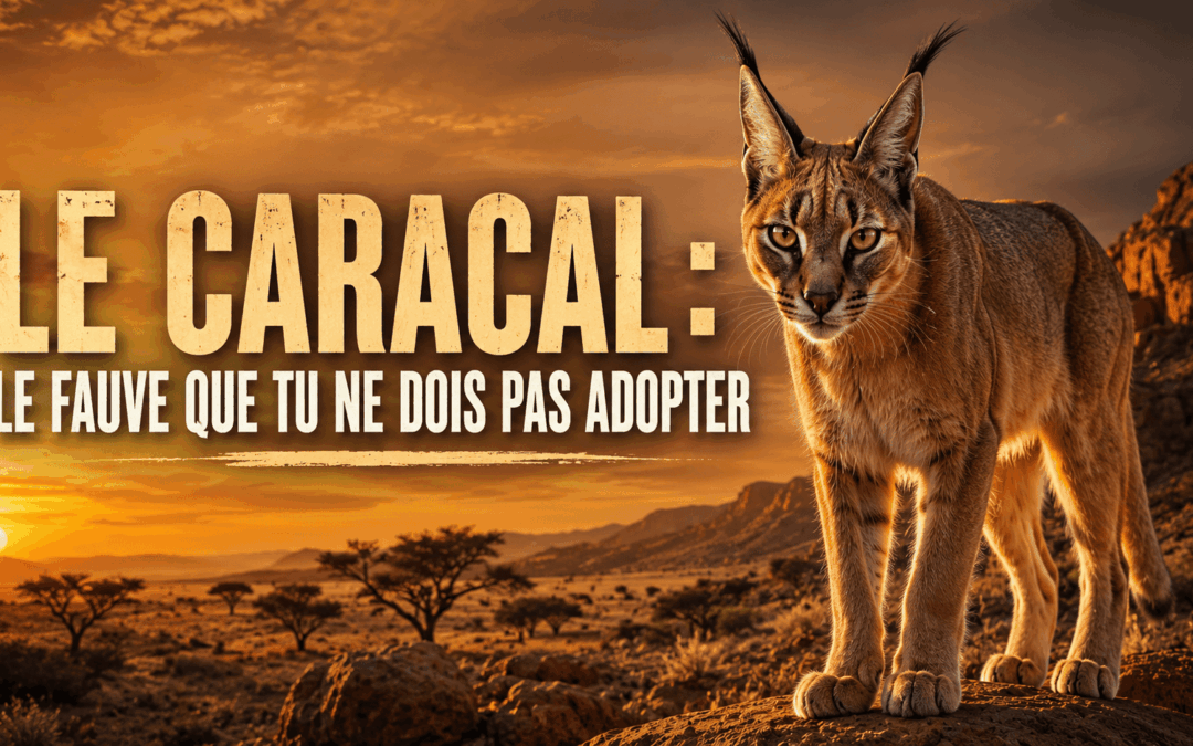 Caracal le chat que tu ne peux pas adopter