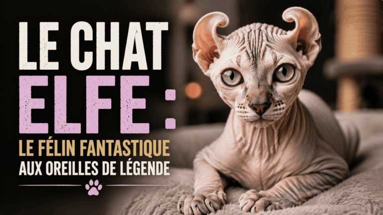 Chat Elfe : caractère, soins et prix de cette race rare le chat elfe