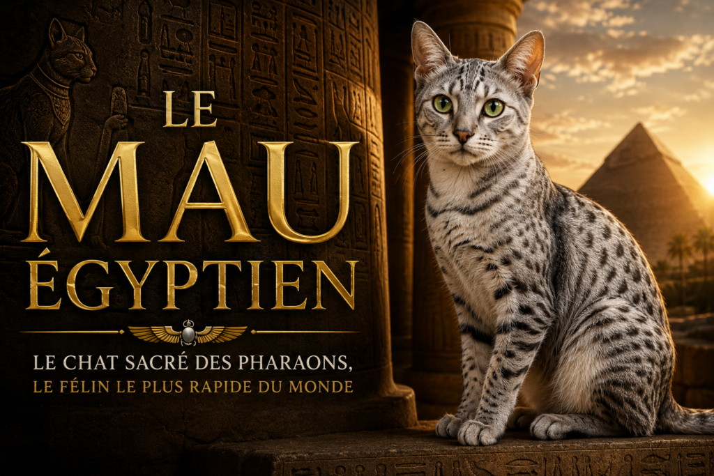Race de chat: le mau Egyptien