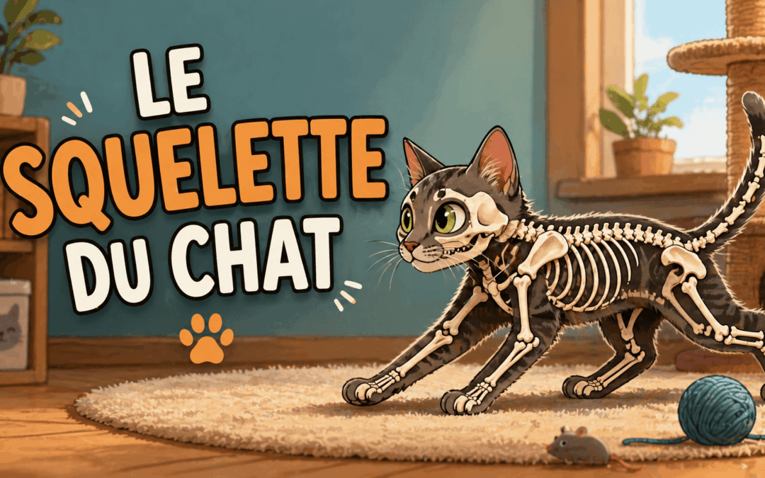 Anatomie du chat le squelette