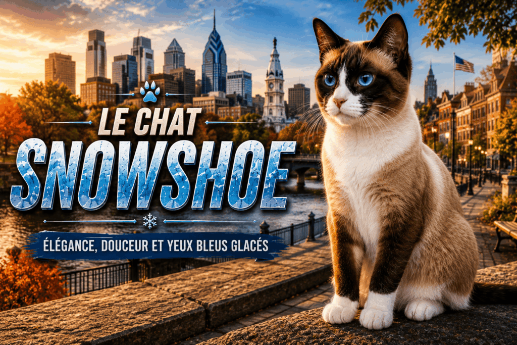 Race de chat snowshoe