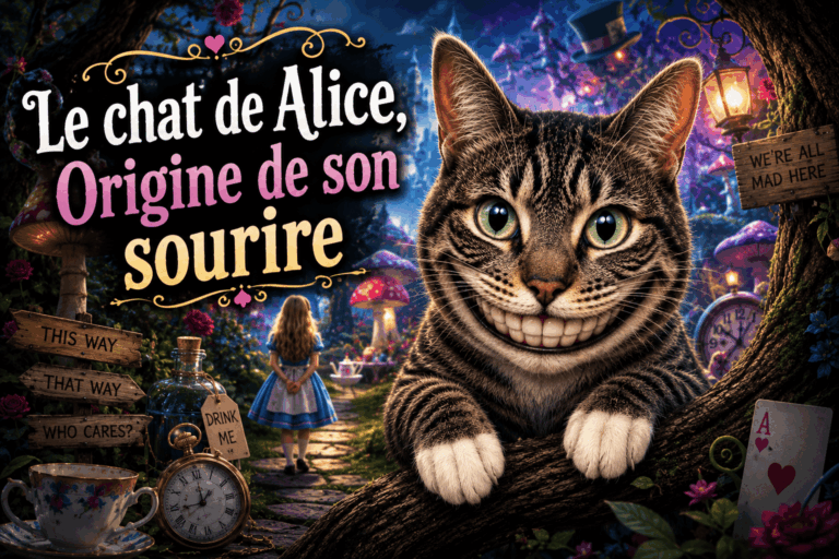 Le chat d'Alice au pays des merveilles : pourquoi le Chat du Cheshire fascine autant le chat dans alice au pays des merveilles
