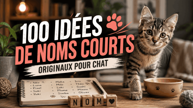 Noms de chat originaux et courts : 100 idées qui claquent 100 idées de noms cours pour chat